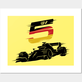 We Race On! 5 [Flag] Posters and Art